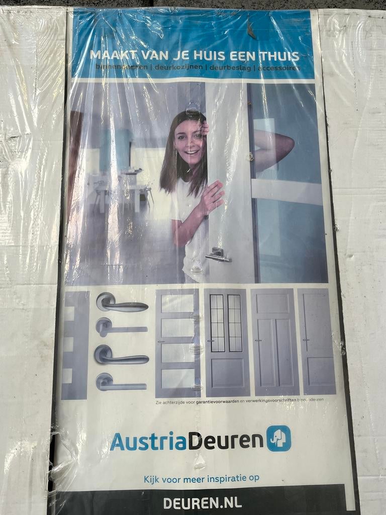 AustriaDeur Veere Stomp 232x94 cm, Ophalen, 80 tot 100 cm, 215 cm of meer, Binnendeur