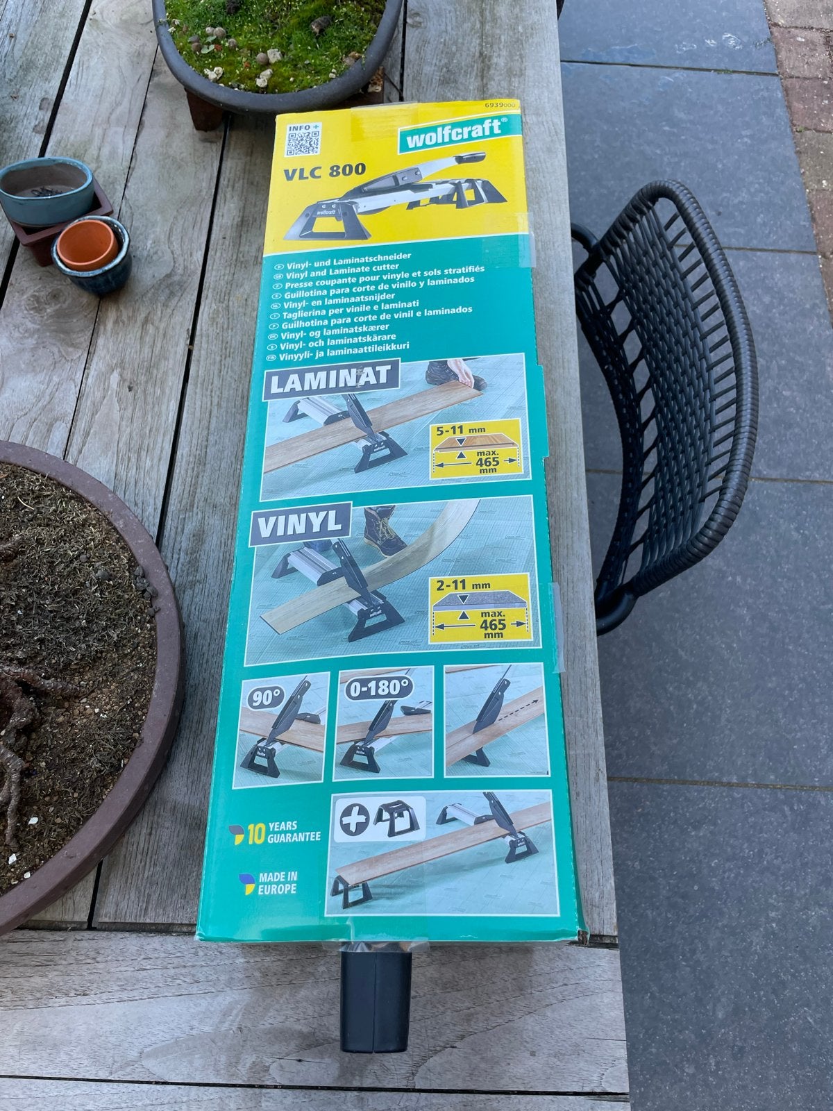 Wolfcraft VLC 800 laminaat- en vinylsnijder. (017), Ophalen, Zo goed als nieuw