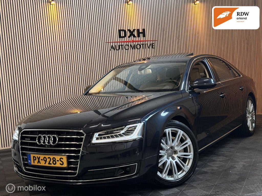 Audi A8 3.0 TDI Quattro PL+ Facelift B&O SOFTCL HUD ACC 360C, Auto's, Audi, Automaat, Gebruikt, 258 pk, Blauw