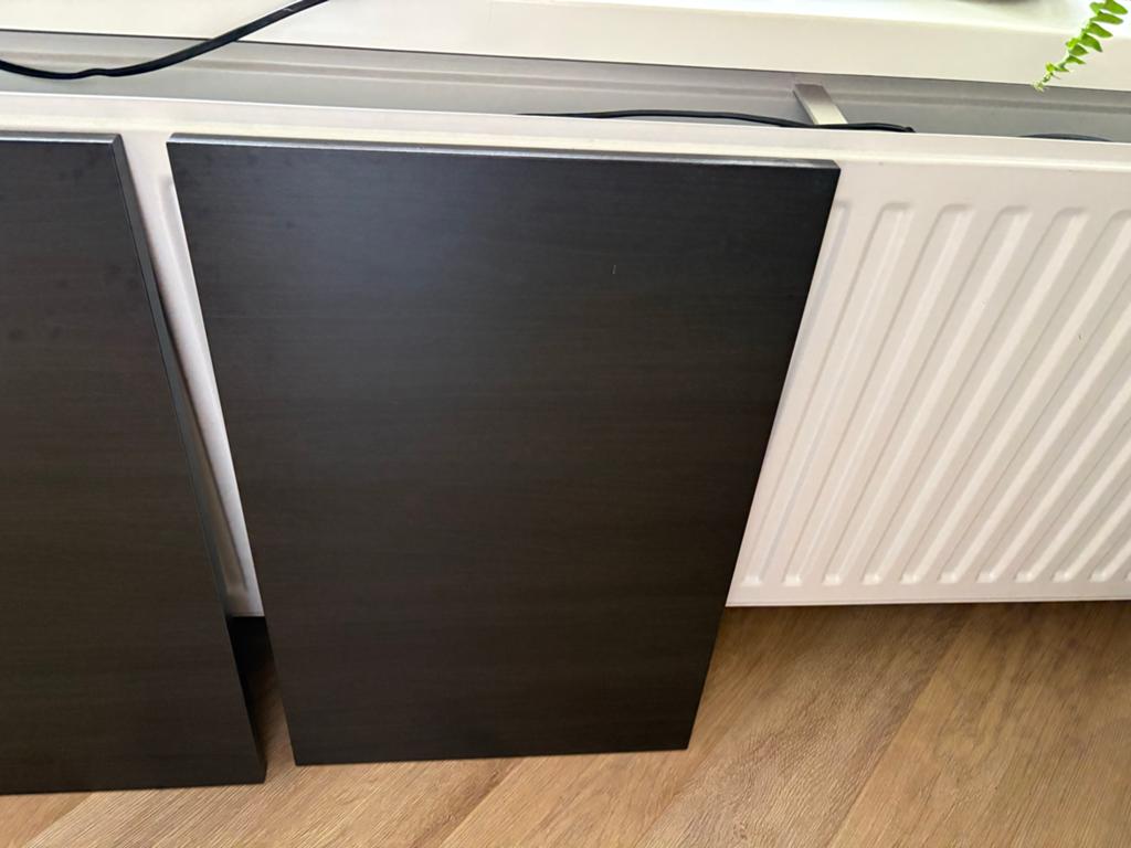 IKEA Besta deurtjes - Donkerbruin (3 stuks), Ophalen, Zo goed als nieuw