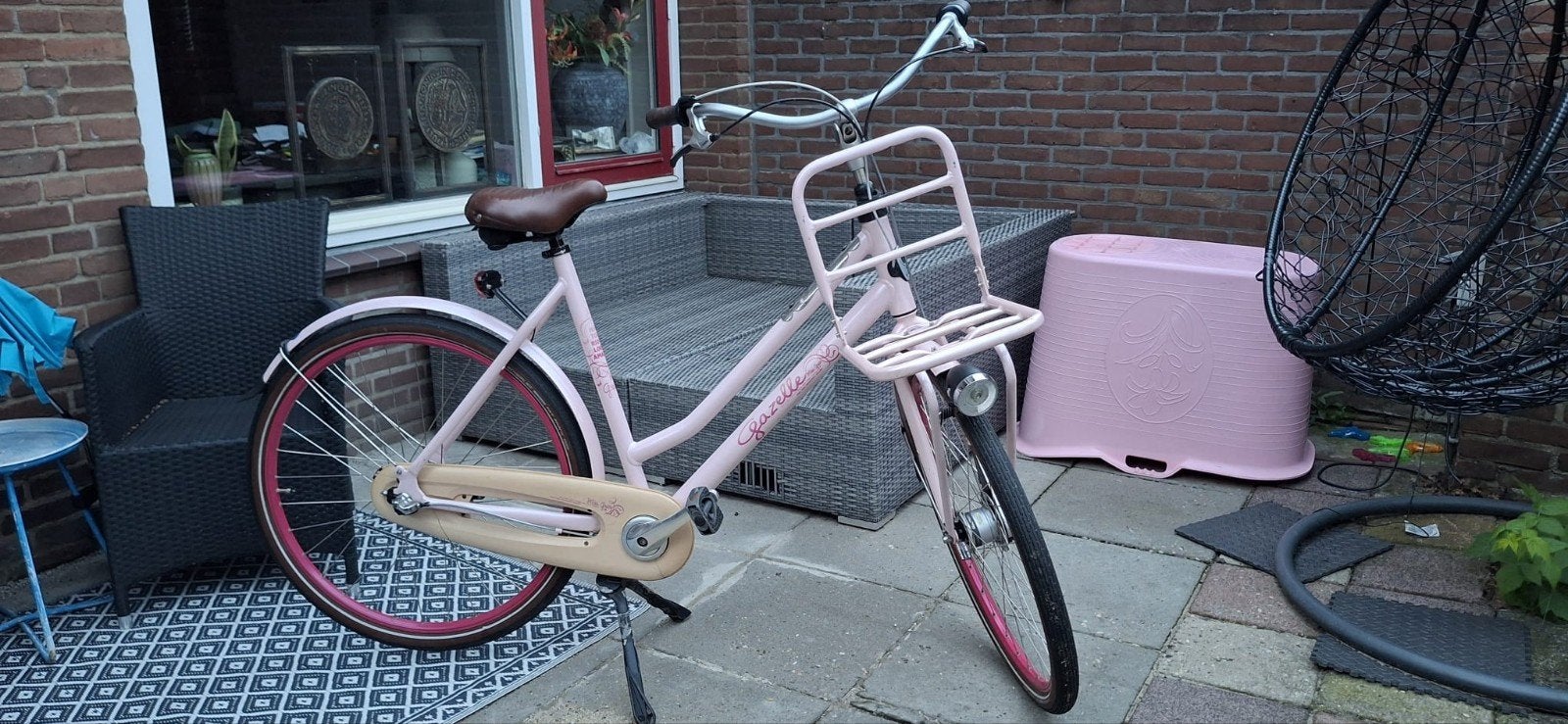 Gazelle Miss Grace Roze, 59 cm, transportfiets, Ophalen, Versnellingen, 56 cm of meer, Zo goed als nieuw