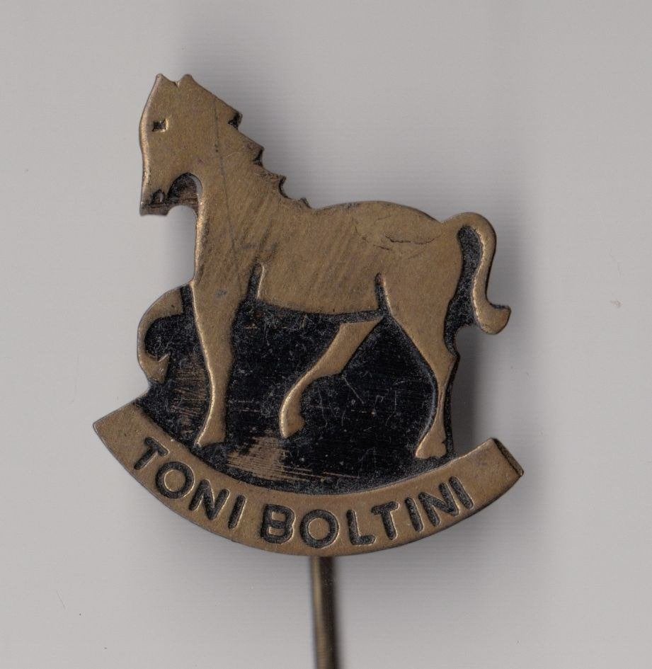 Toni Boltini Circus Paard speldje, Gebruikt, Niet vindbaar, Niet vindbaar, Speldje of Pin