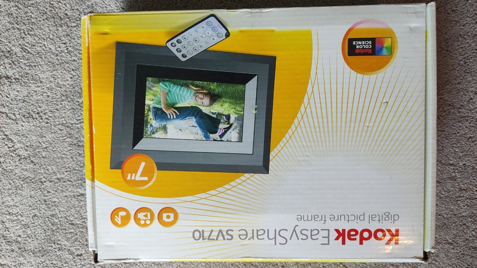 Kodak EasyShare SV710 Digitale Fotolijst 7 inch, Ophalen of Verzenden