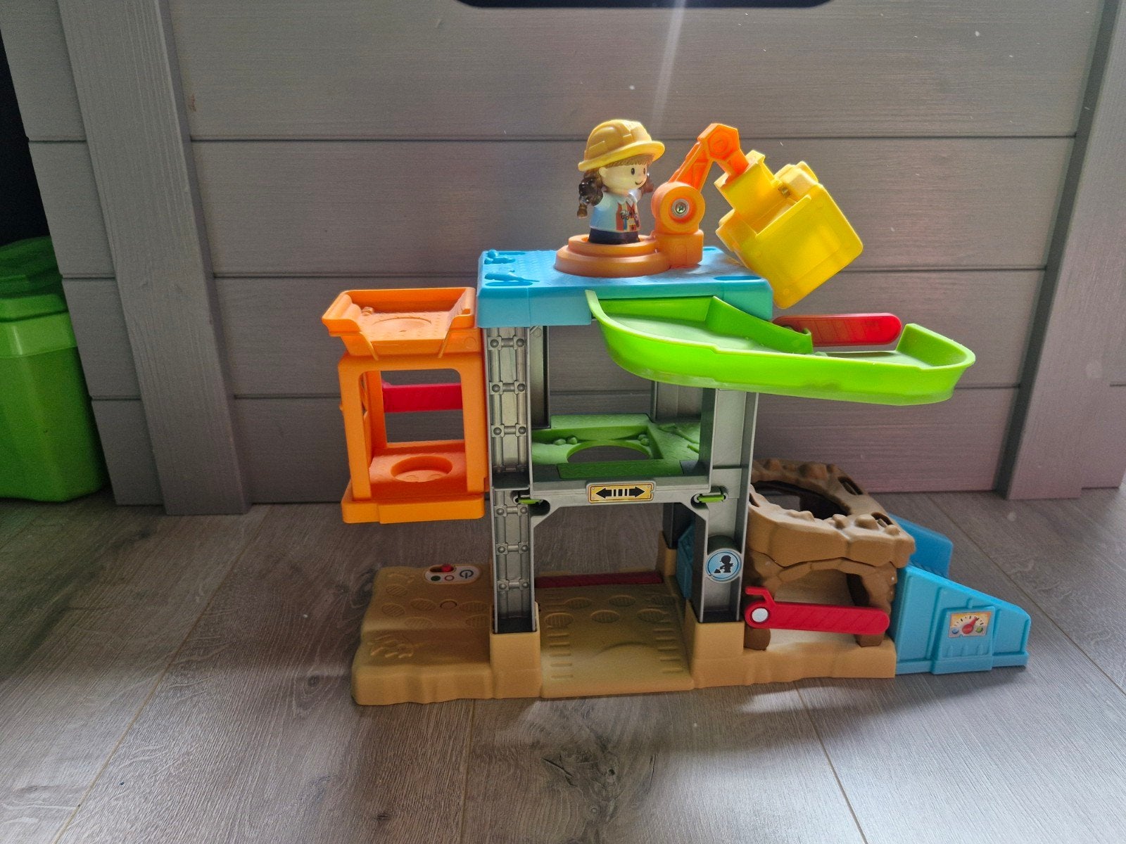 fisher-price little people bouwplaats, Ophalen