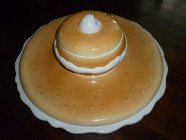 schaal in de vormvan een bagel + kommetje Ø 30 cm, Ophalen of Verzenden, Nieuw, Overige stijlen, Schaal of Schalen