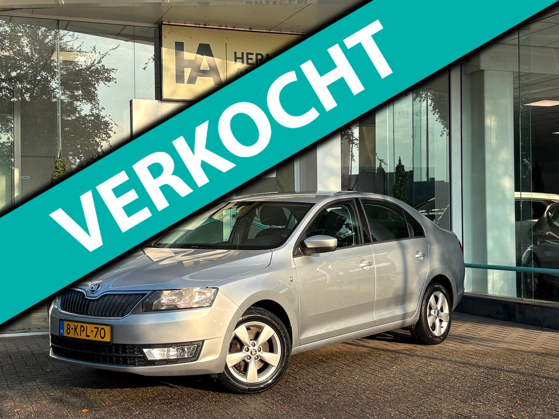 Skoda Rapid 1.2 TSI Greentech Ambition Businessline|Airco|Cr, Auto's, Voorwielaandrijving, Euro 5, Gebruikt, Zwart