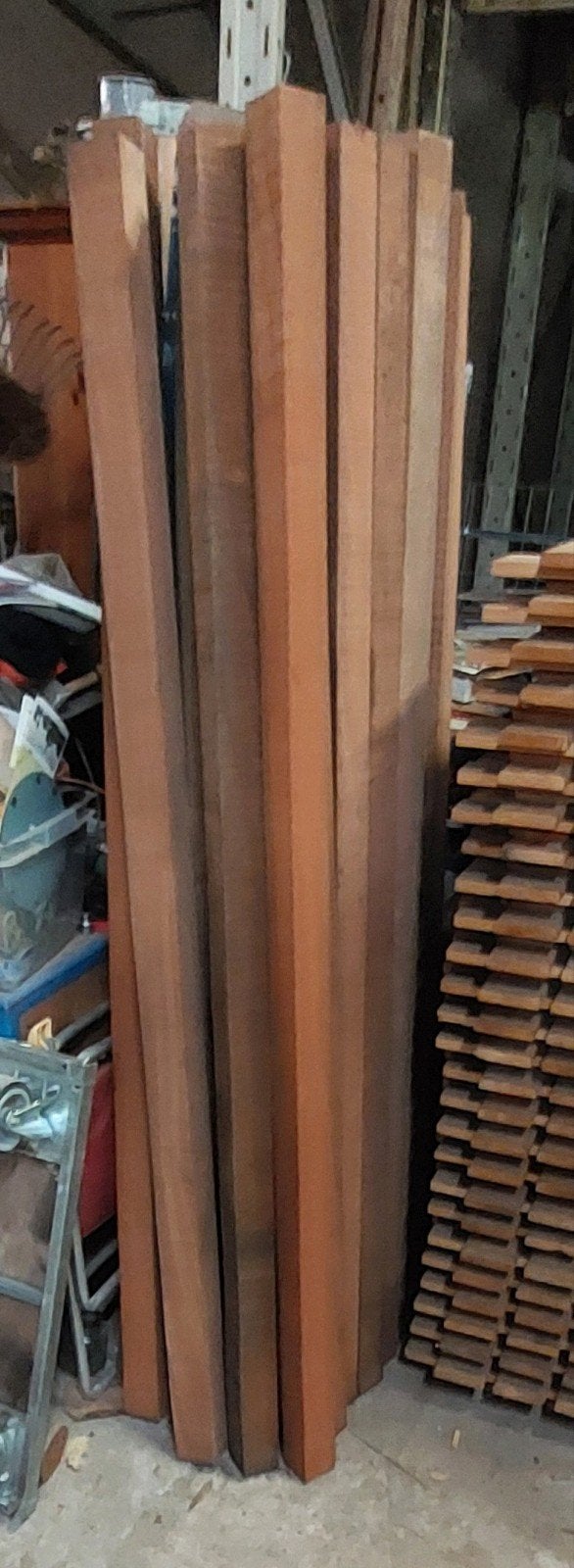 Hardhouten palen  azobe nieuw, Tuin en Terras, Palen, Balken en Planken, Ophalen, Palen, Nieuw, Hardhout