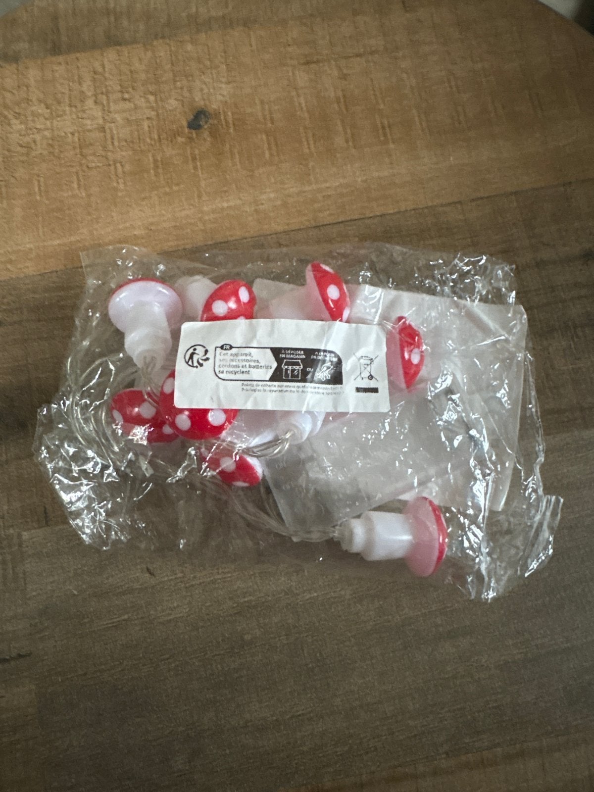 Leuke paddenstoelen lampjes slinger, Meerkleurig, Overige stijlen, Nieuw, Kunststof
