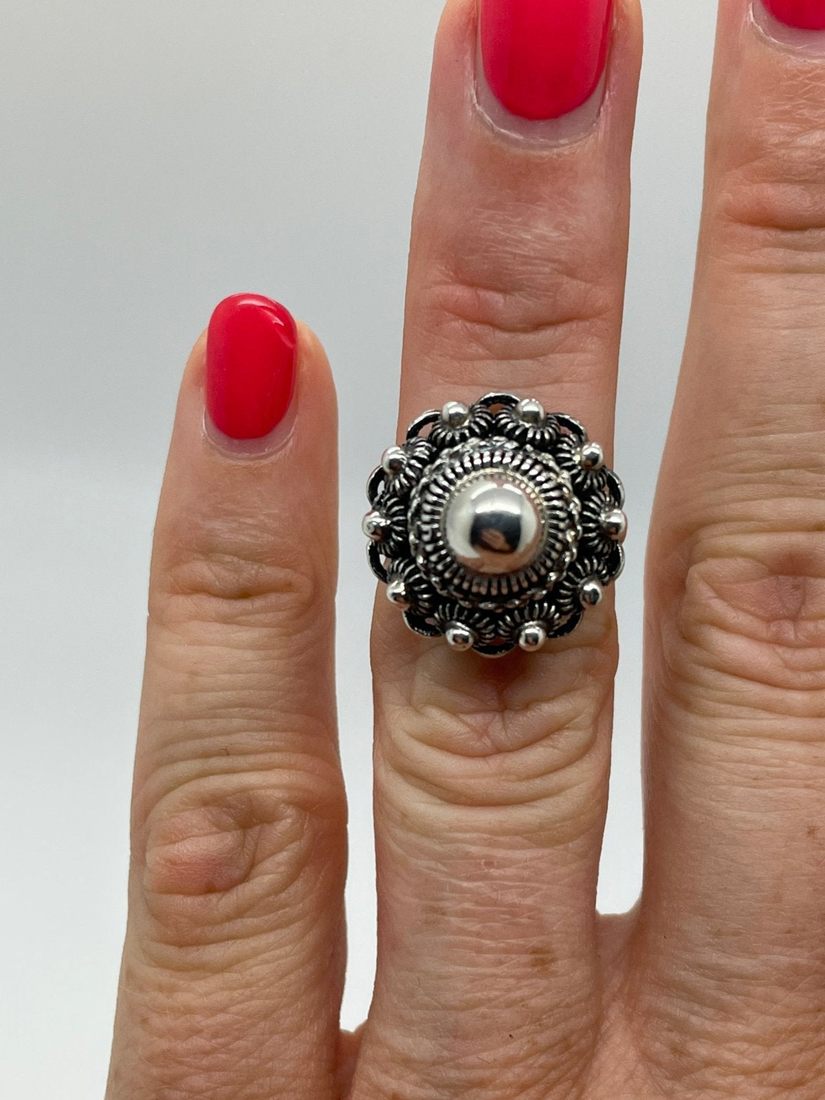 E865 Prachtige zilveren ring Zeeuwse knoop maat 16, Sieraden, Tassen en Uiterlijk, Antieke sieraden, Ophalen of Verzenden, Zilver