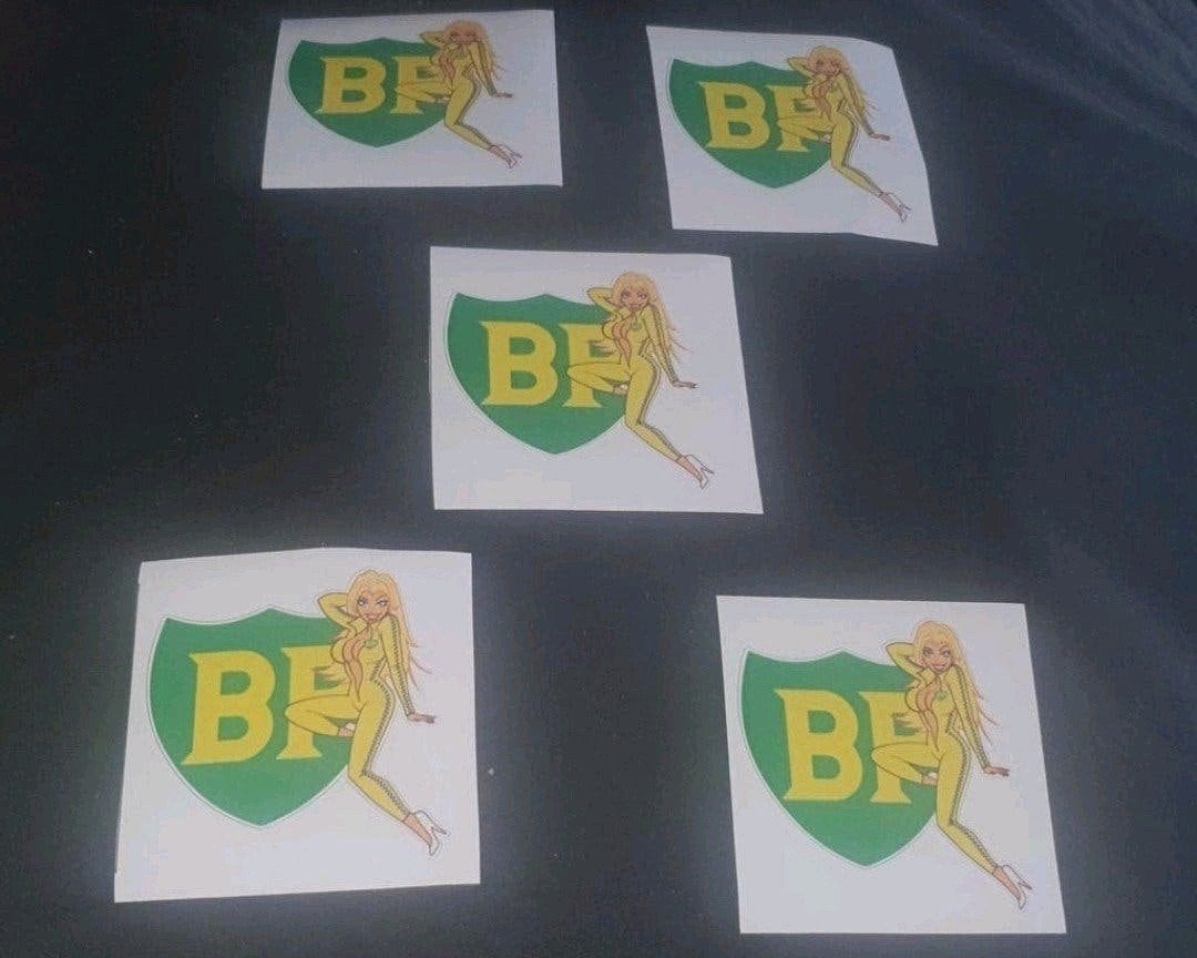 bp stickers €2 per stuk, Ophalen of Verzenden, Auto's