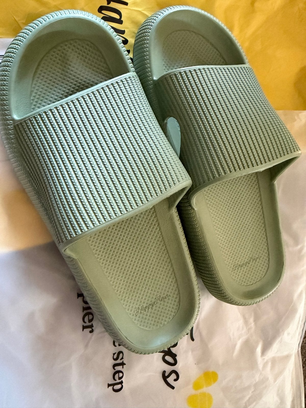 Happyflops- Maat 42-43 NIEUW, Kleding | Dames, Ophalen of Verzenden, Nieuw, Groen, Slippers