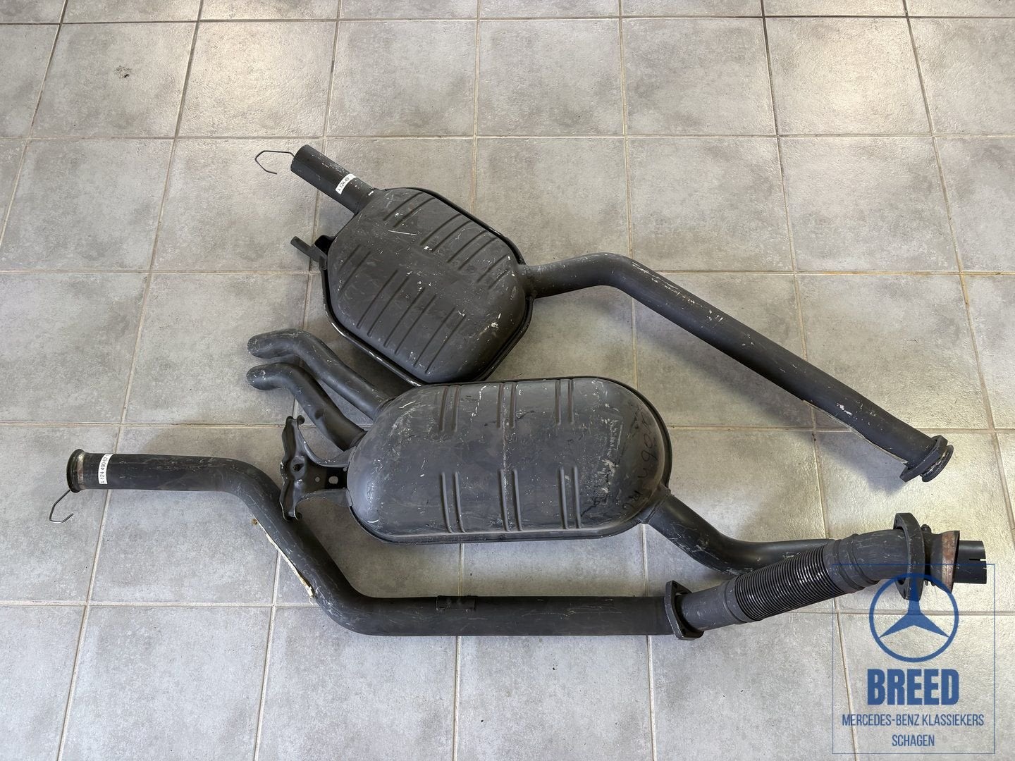NOS complete uitlaat voor Mercedes-Benz W124 300D Turbodiese, Ophalen, -, Nieuw, -