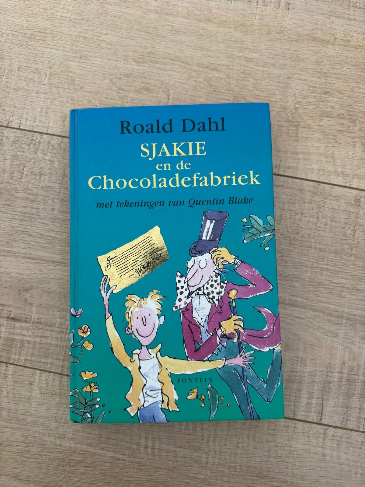 Sjakie en de Chocoladefabriek - Roald Dahl, Ophalen of Verzenden, Gelezen, Fictie algemeen