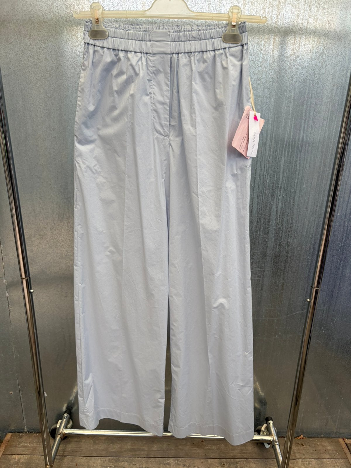 Forte forte pantalon broek blauw 0 xs €340 straight, Blauw, Ophalen of Verzenden, Zo goed als nieuw, Maat 34 (XS) of kleiner