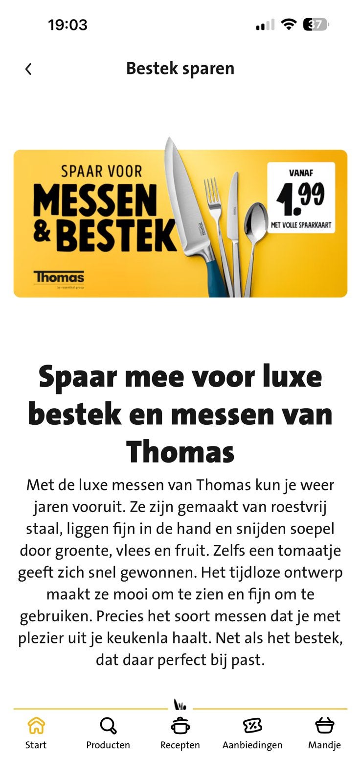 Gezocht: spaaractie jumbo bestek, Tickets en Kaartjes, Eén persoon, Cadeaubon
