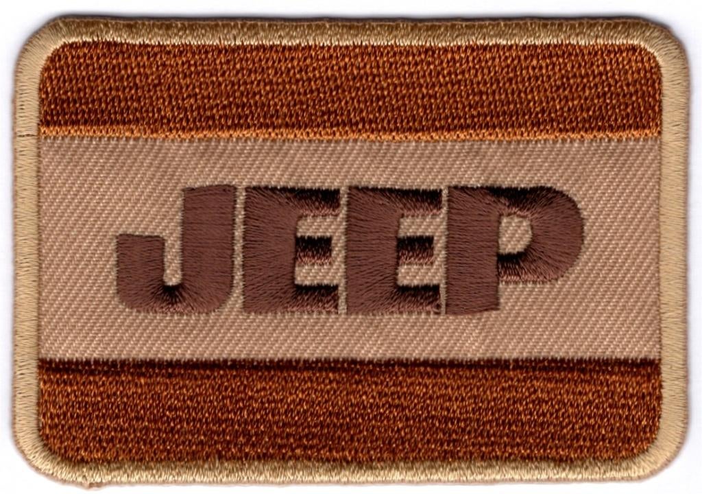 Jeep stoffen opstrijk patch embleem #3, Verzenden, Nieuw, Auto's