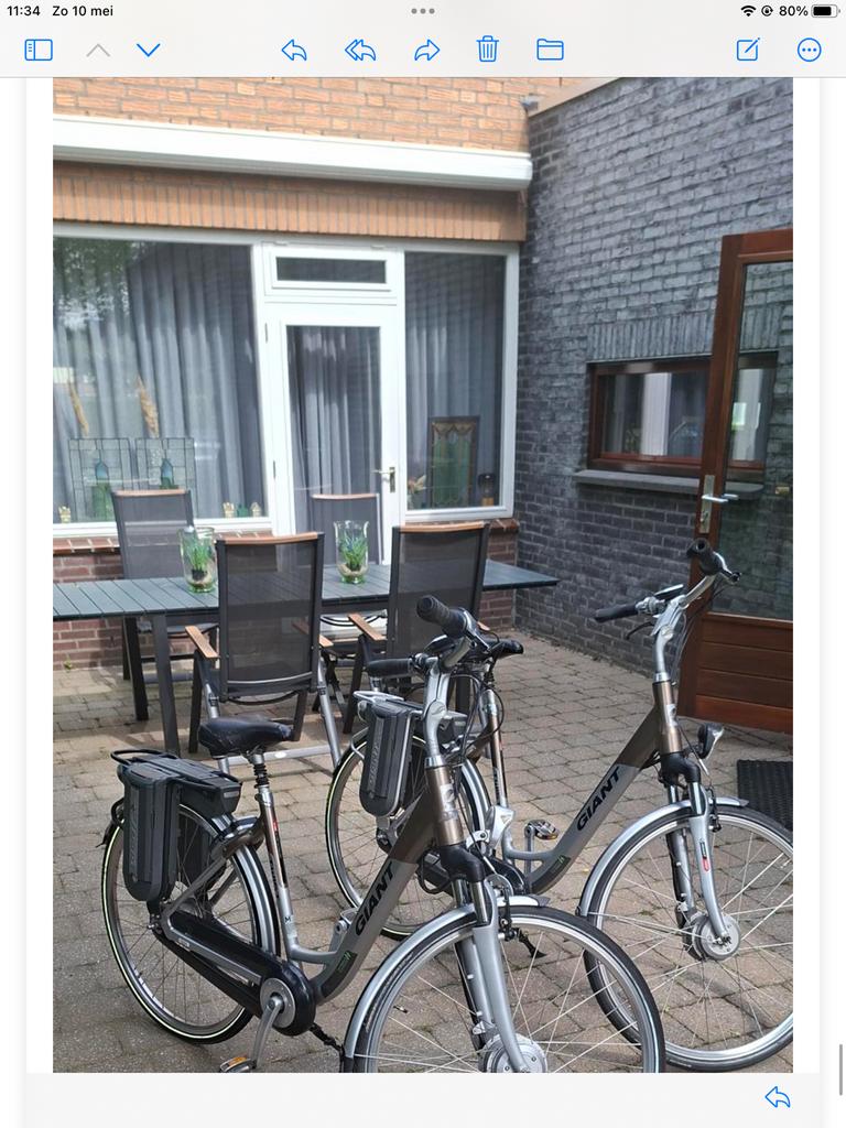 Giant Twist fietsen, Fietsen en Brommers, Elektrische fietsen, Ophalen, Minder dan 30 km per accu, Gebruikt, Giant