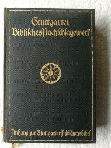 Stuttgarter Biblisches Nachschlagewerk, Ophalen of Verzenden, Gelezen