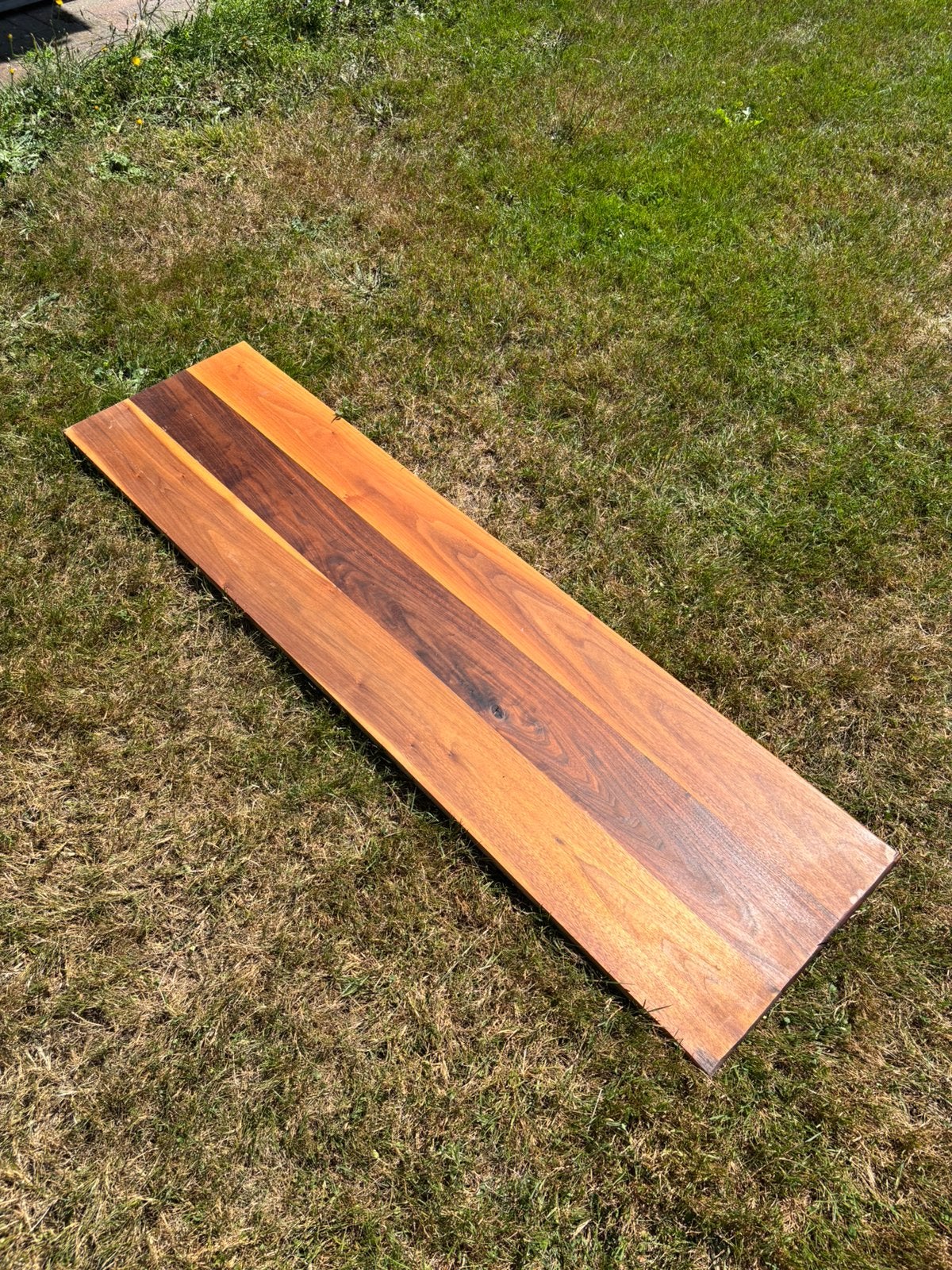 Walnoot houten plank L149xB39,5 cm, Ophalen, Zo goed als nieuw, Hout