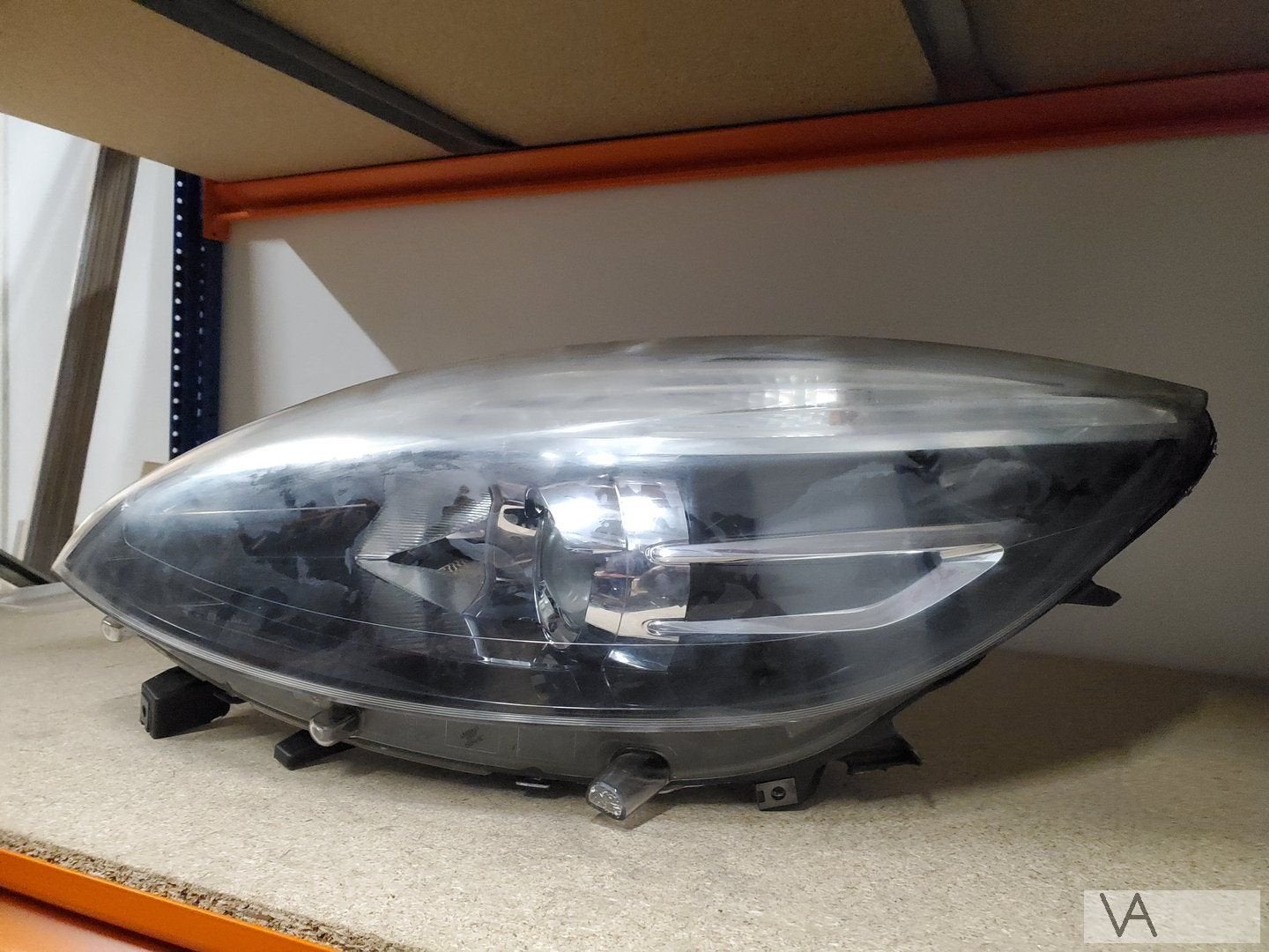 Renault Scenic 3 facelift koplamp links 2012 - 2015 poetsen, Gebruikt, -, Renault, -