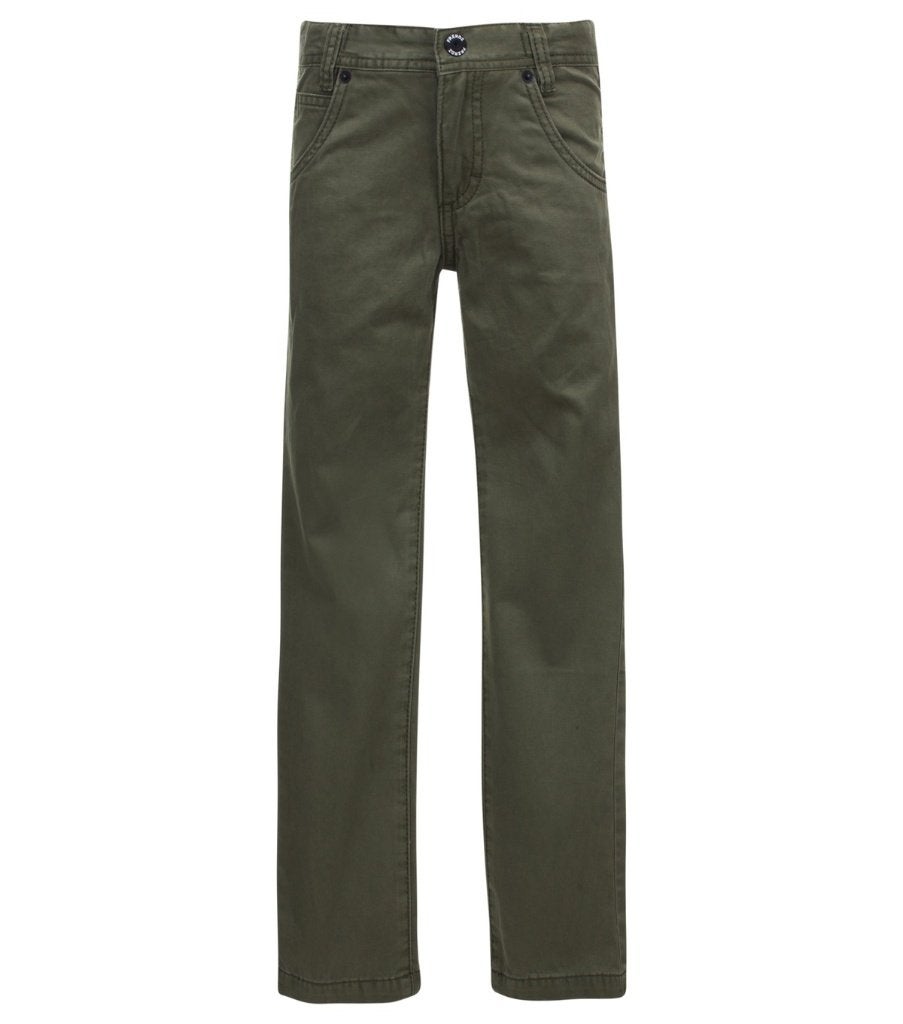 Frendz jongensbroek chino broek pantalon olijf groen mt 116, Broek, Ophalen of Verzenden, Jongen, Nieuw