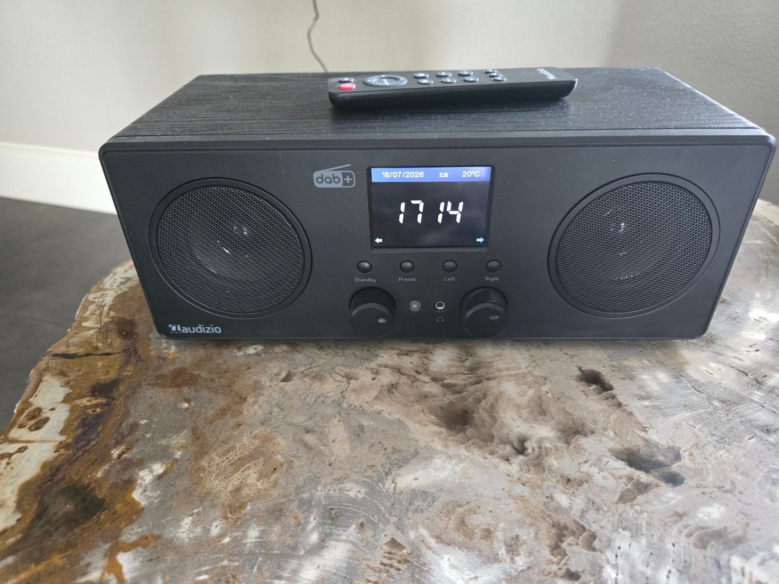 Audizio Bari DAB+ Internetradio met Bluetooth Zwart, Ophalen of Verzenden