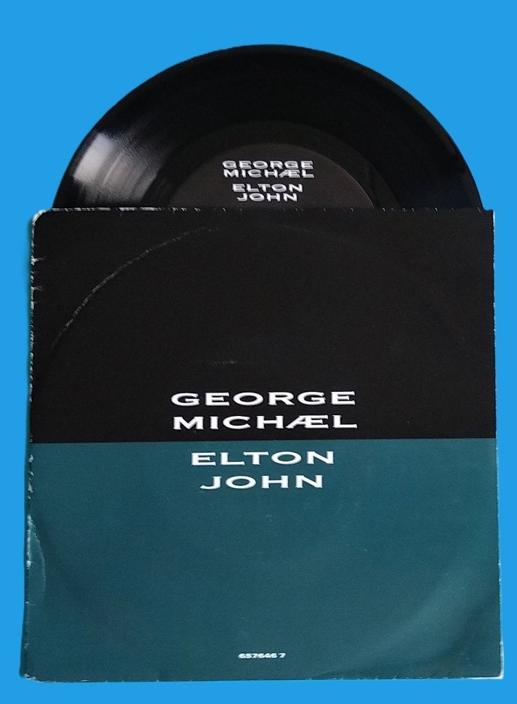 Elton John & George Michael - LIVE: Don’t let the sun, Verzenden, Zo goed als nieuw, 7 inch, Pop