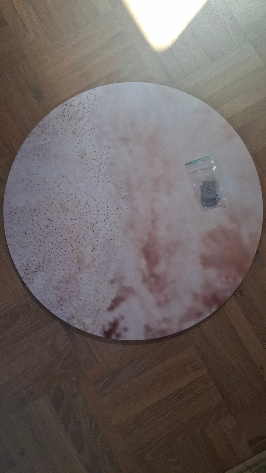 HIP orgnl wandbord, Ophalen