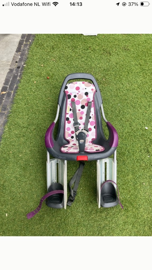 Qibbel fietsstoeltje voor achterop, Ophalen, Achterzitje, 9 t/m 36 kg, Qibbel