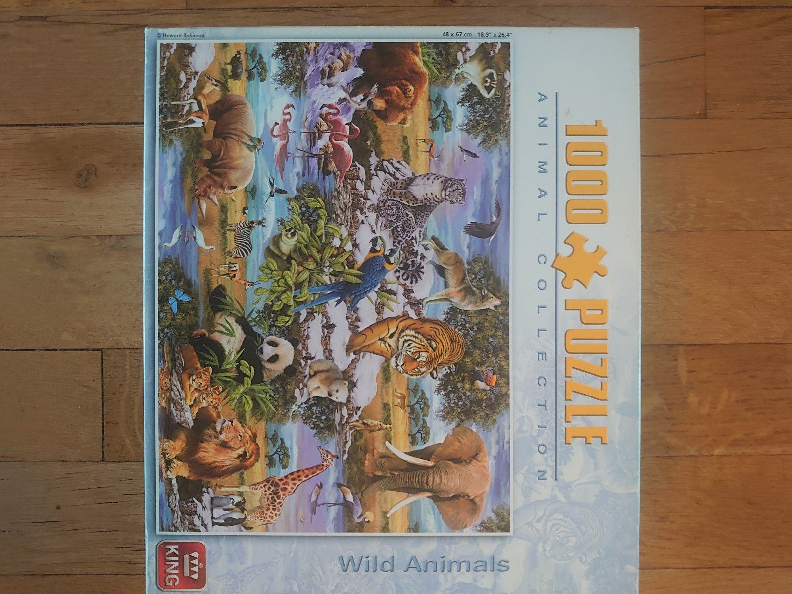 King puzzel 1000 stukjes. Ophalen in Gouderak, Ophalen, 500 t/m 1500 stukjes, Gebruikt