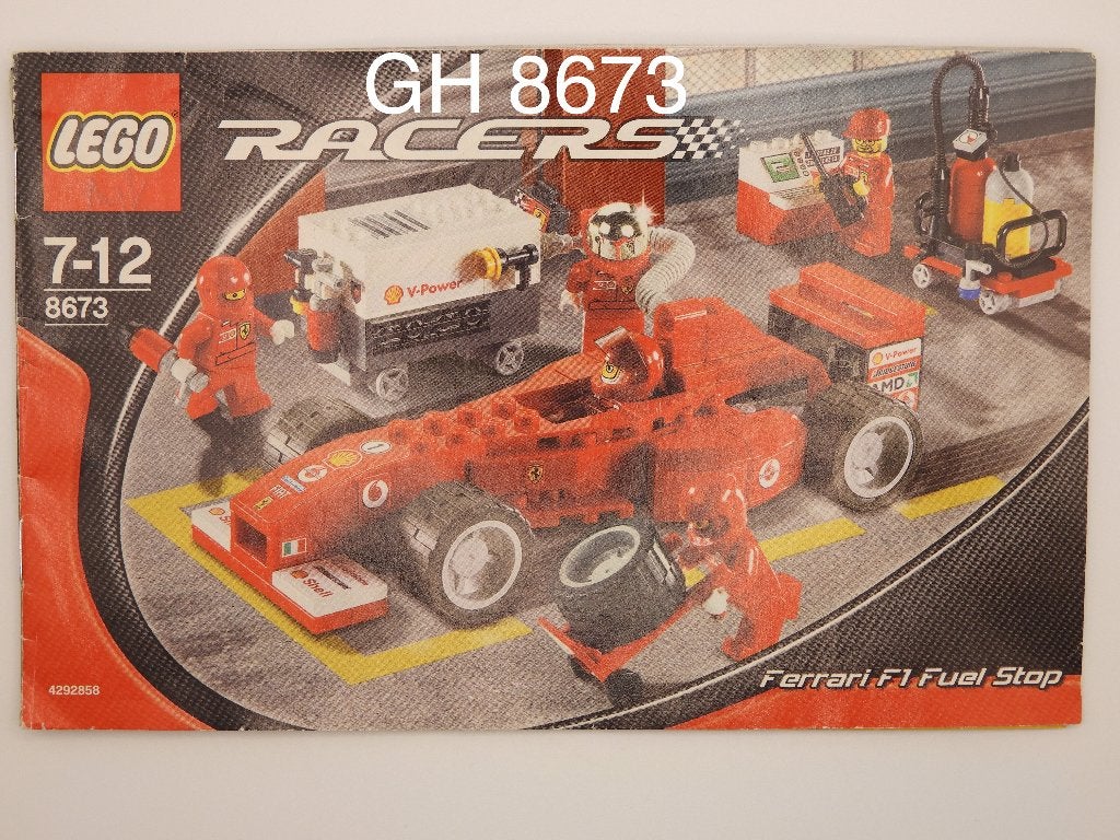 Lego 8673 Ferrari F1 Fuel Stop, Gebruikt, Lego, Ophalen of Verzenden, Complete set