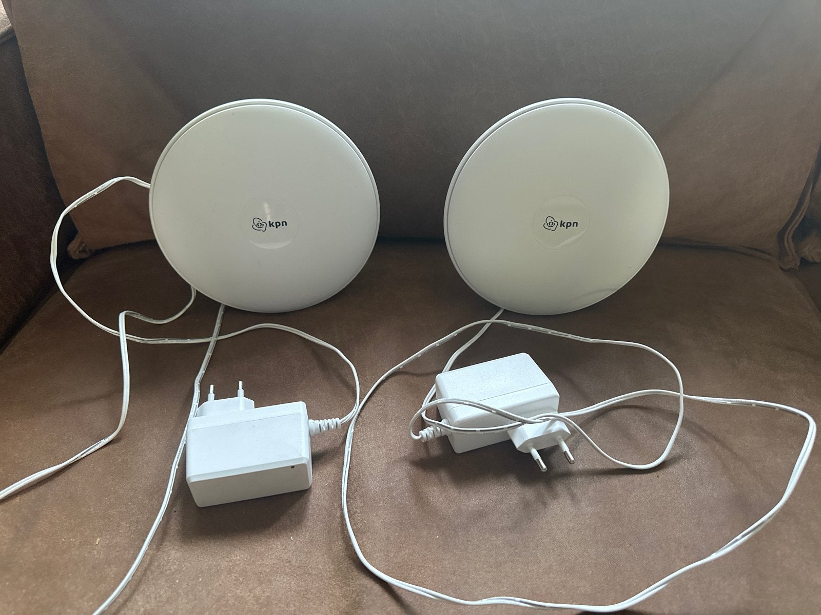 KPN SuperWifi punten (2 stuks) met adapters, Ophalen of Verzenden, Gebruikt
