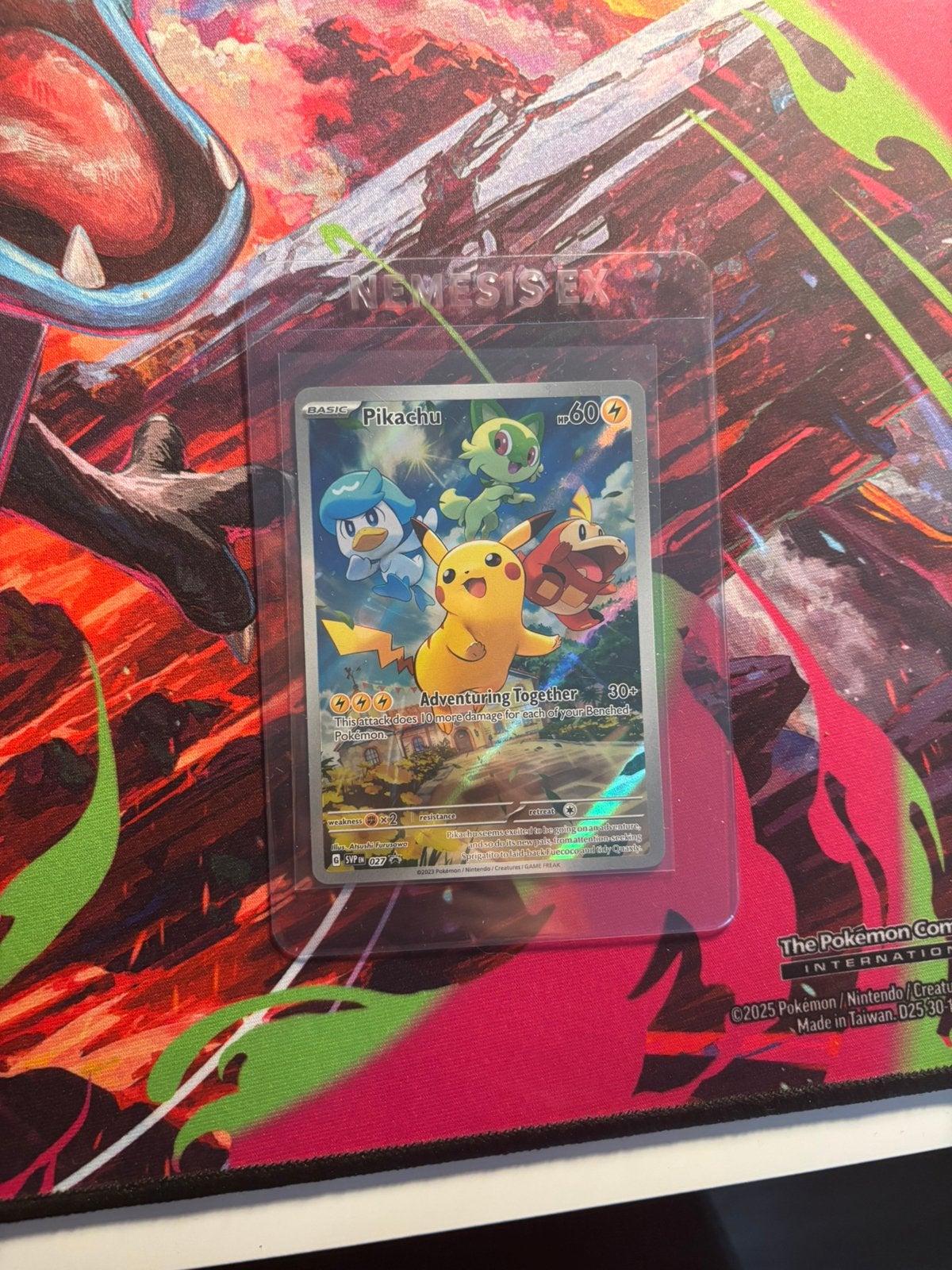 Pikachu promo, Hobby en Vrije tijd, Verzamelkaartspellen | Pokémon, Ophalen of Verzenden, Zo goed als nieuw