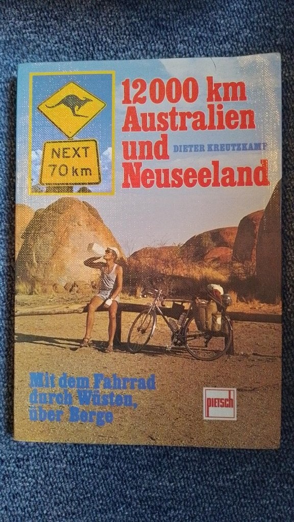 fietsreisboek: 12000 km Australien und Neuseeland, Verzenden, Gelezen, Dieter Kreutzkamp, Australië en Nieuw-Zeeland