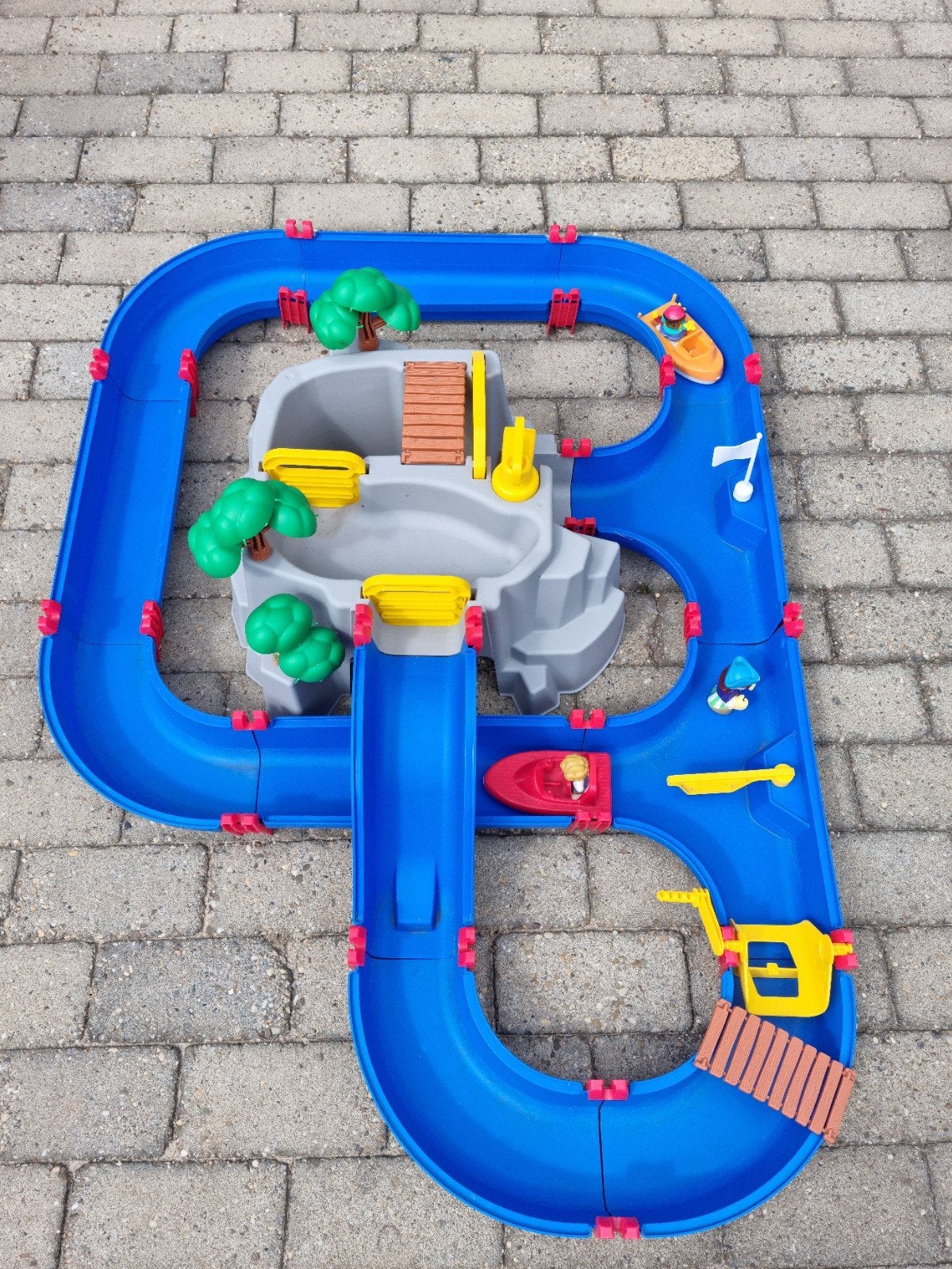 Aquaplay waterbaan met bootjes en accessoires, Kinderen en Baby's, Speelgoed | Buiten | Los speelgoed, Ophalen