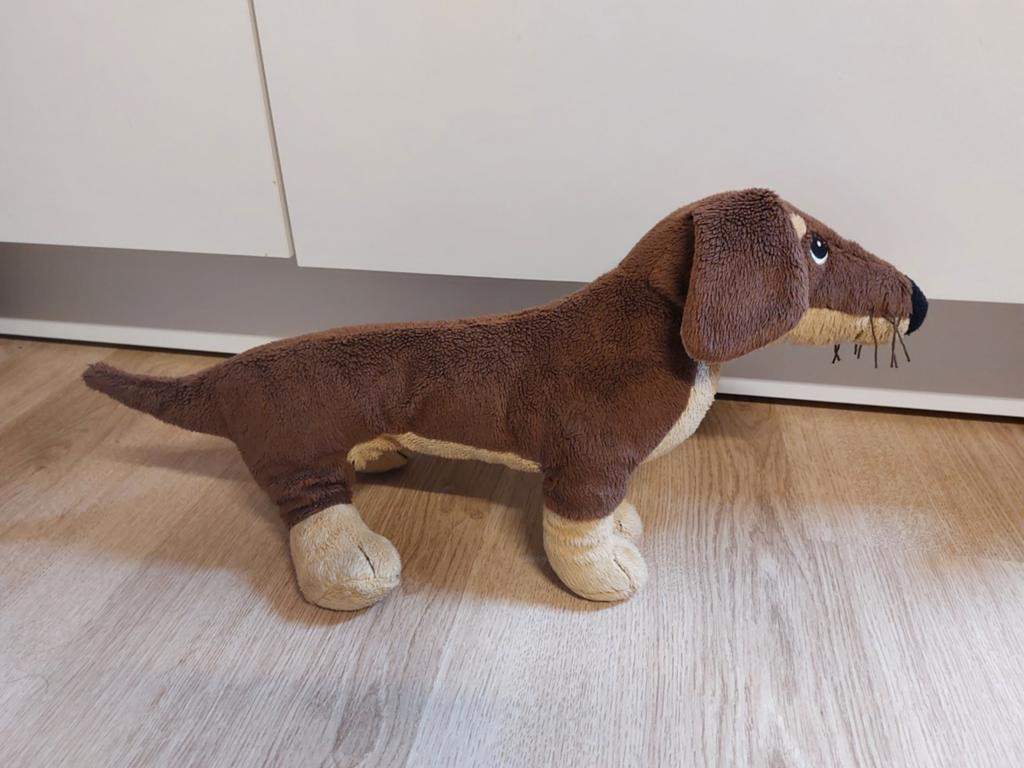 IKEA teckel hond knuffel, Ophalen of Verzenden