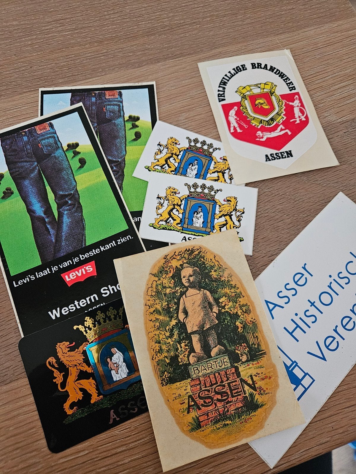 Assen stickers, Verzamelen, Ophalen of Verzenden