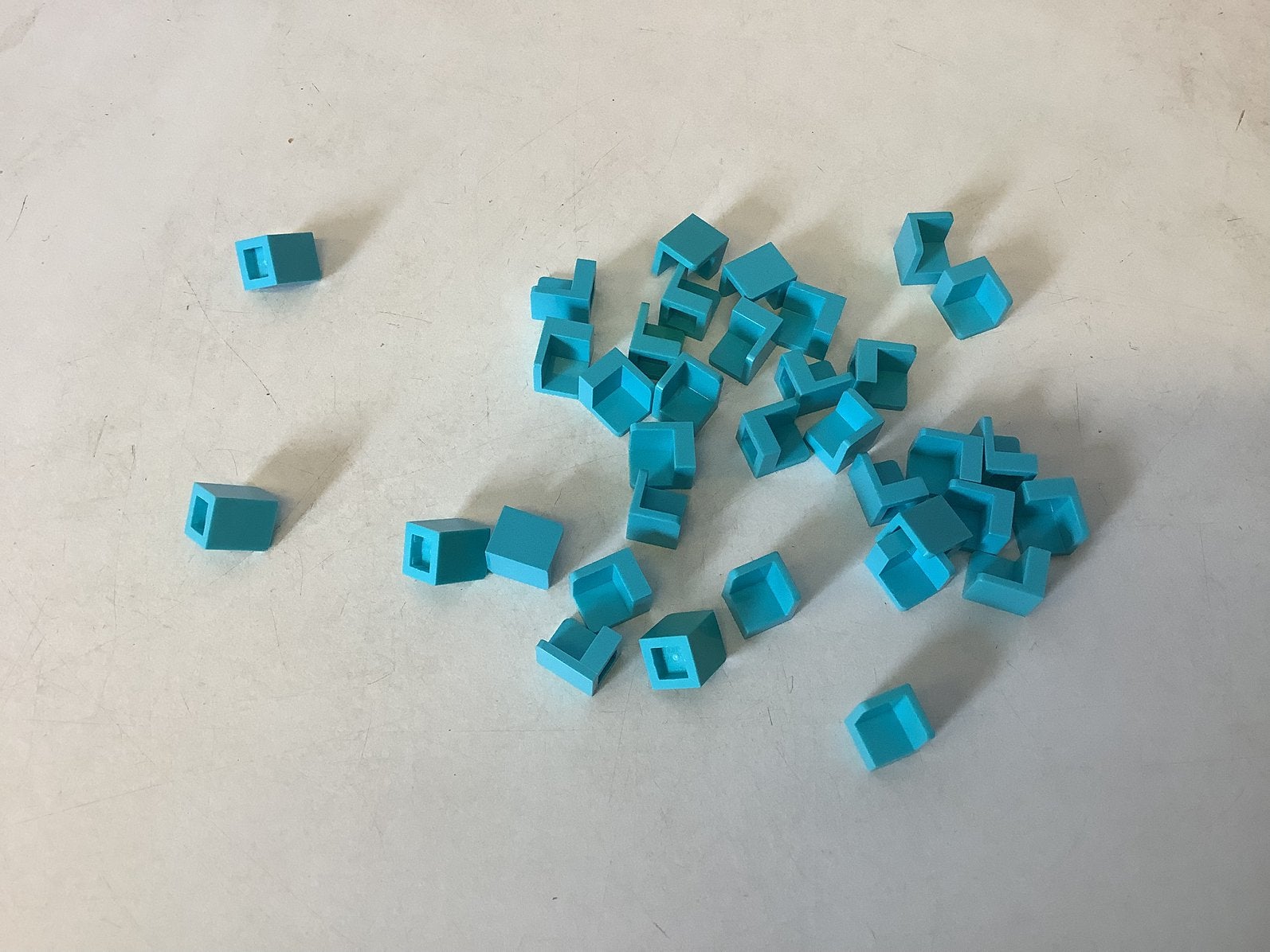 Lego paneel 1x1x1 hoek licht blauw, Ophalen of Verzenden, Gebruikt, Losse stenen, Lego