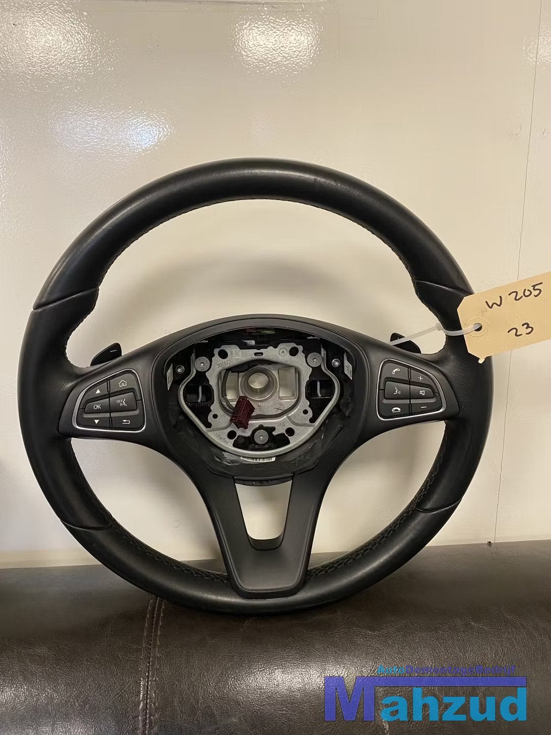 Mercedes C W205 Stuurwiel stuur leer, Gebruikt, Mercedes-Benz AG, Mercedes-Benz, Ophalen of Verzenden