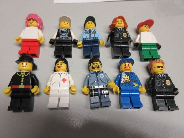nr. 8838, 10 Lego poppetjes., Ophalen of Verzenden, Zo goed als nieuw, Complete set, Lego