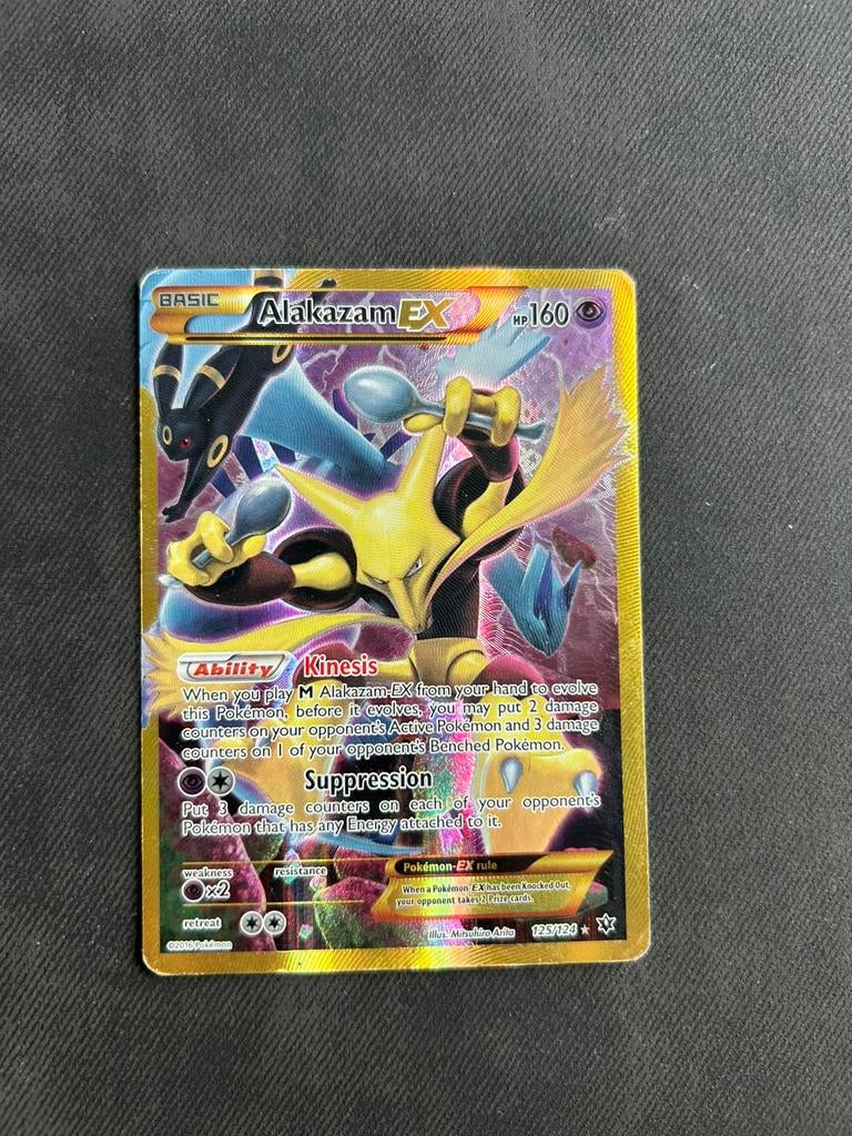 Alakazam EX 125/124, Hobby en Vrije tijd, Verzamelkaartspellen | Pokémon, Ophalen of Verzenden, Nieuw, Losse kaart, Foil