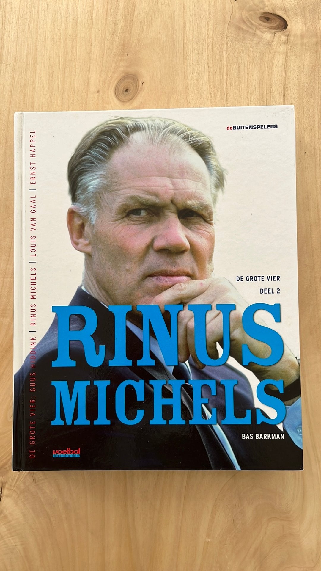Bas Barkman - Rinus Michels, Boeken, Biografieën, Zo goed als nieuw, Sport, Ophalen of Verzenden