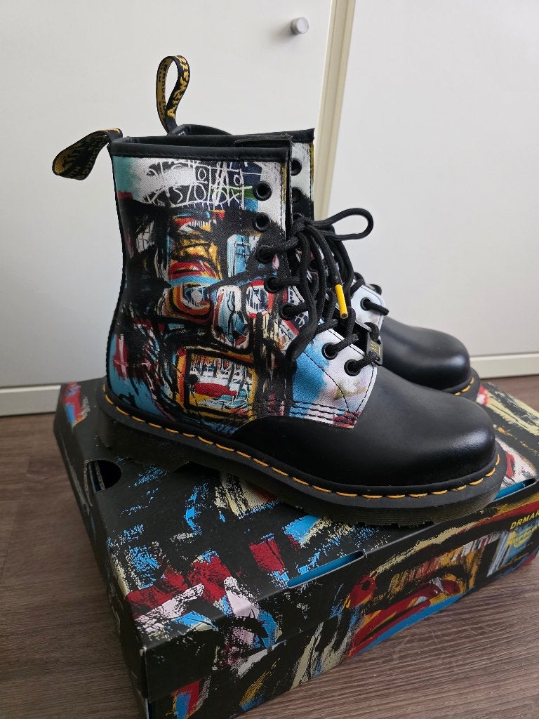 Dr. Martens Basquiat laarzen maat 38 Nieuw, Zwart, Lage of Enkellaarzen, Nieuw, Ophalen of Verzenden