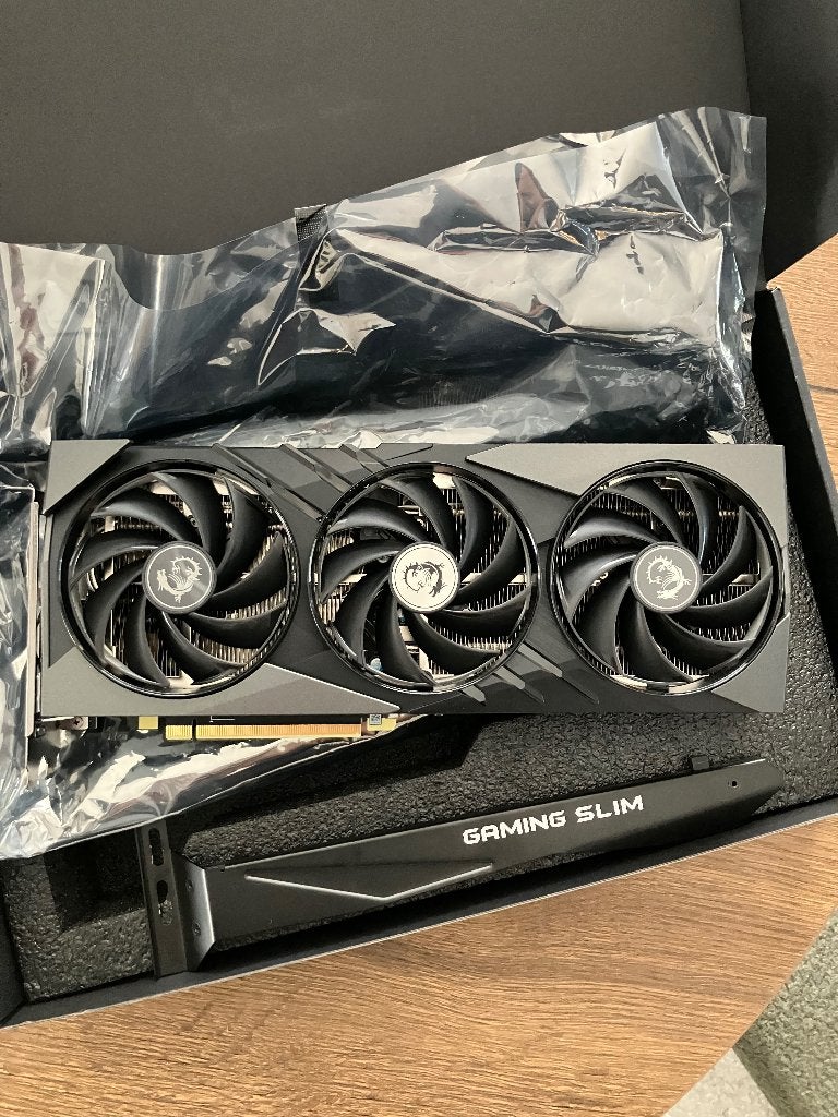 NVIDIA GeForce RTX 4060 Ti MSI Gaming X Slim 16GB videokaart, GDDR6, PCI-Express 4, Ophalen of Verzenden, Zo goed als nieuw
