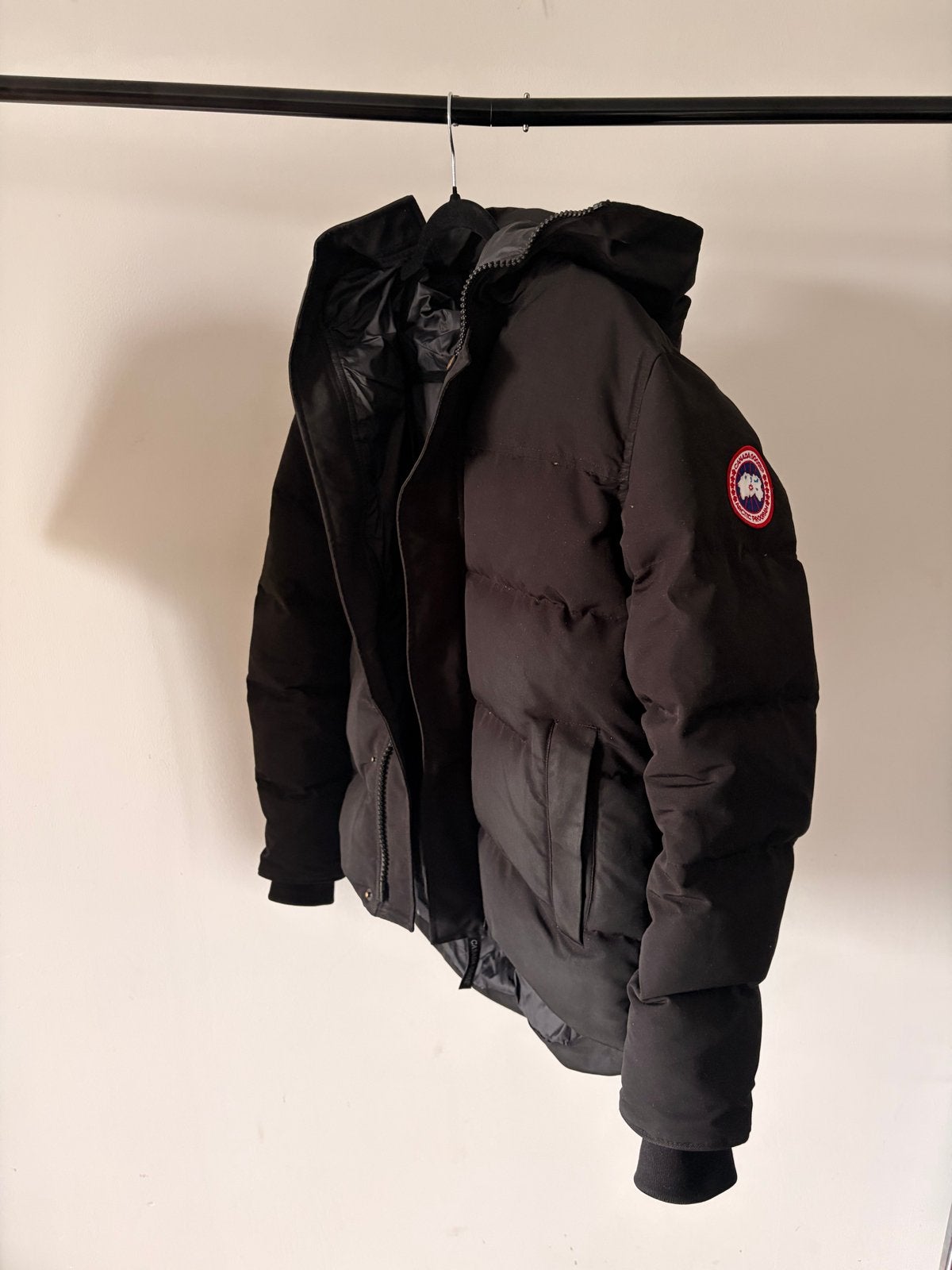 Canada Goose Puffer Jas Zwart - Maat L/G, Ophalen of Verzenden, Zo goed als nieuw, Maat 52/54 (L), Zwart