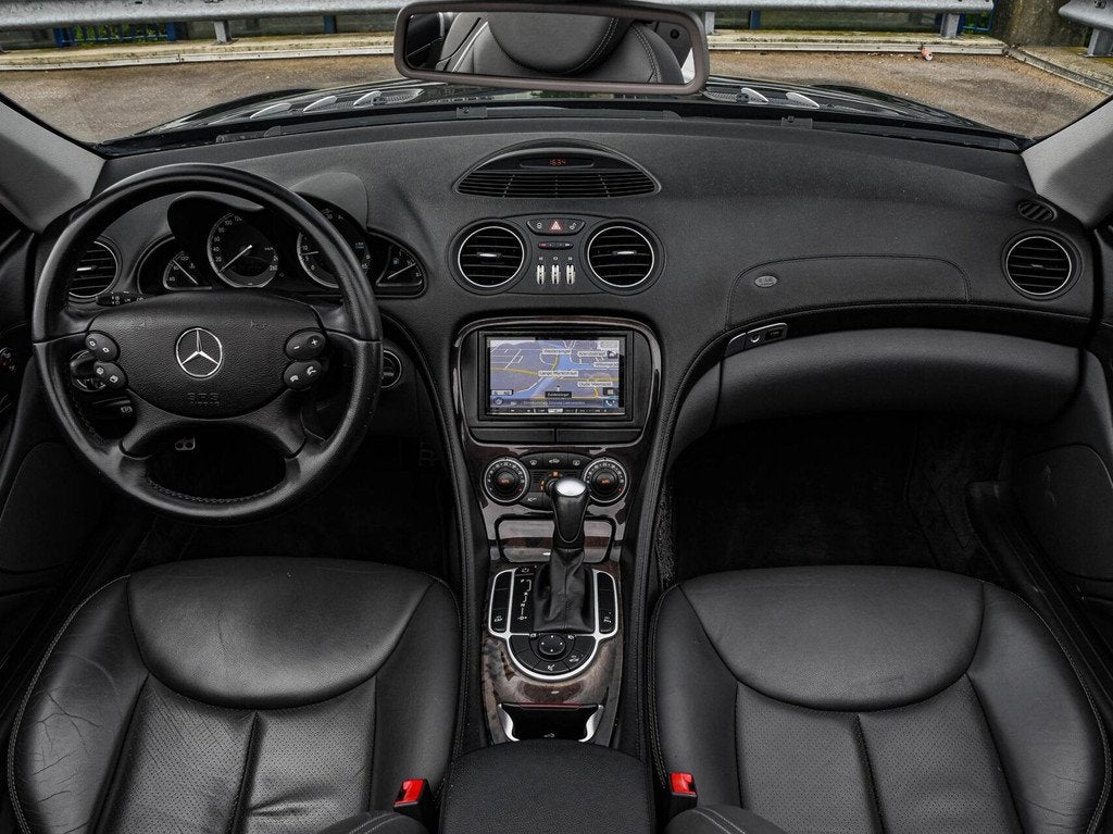 Mercedes-Benz SL-klasse 350 Xenon Leder Memory Stoelverwarmi, Automaat, Achterwielaandrijving, Zwart, Cabriolet