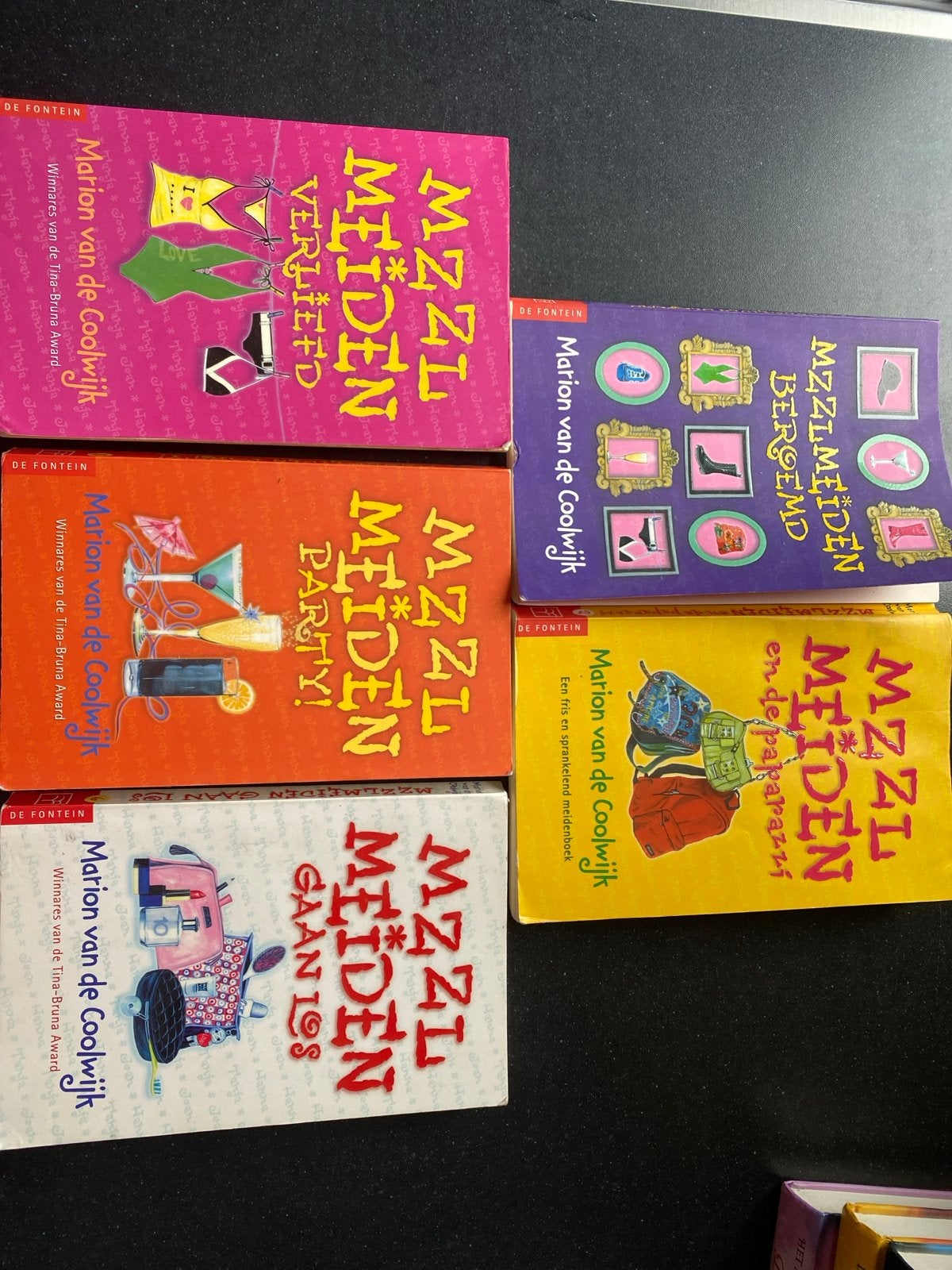 MZZL Meiden Boekenreeks - 5 delen van Marion van de Coolwijk, Ophalen of Verzenden, Gelezen, Fictie