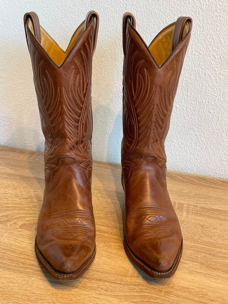 Tony Mora, Cowboylaarzen Western Boots Cognac Leer Mt 38, Hoge laarzen, Tony Mora, Bruin, Tony Mora