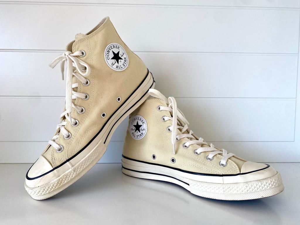 Converse All Star Chuck Taylor Sneakers cream Maat 41.5, Ophalen of Verzenden, Nieuw, Beige, Sneakers of Gympen