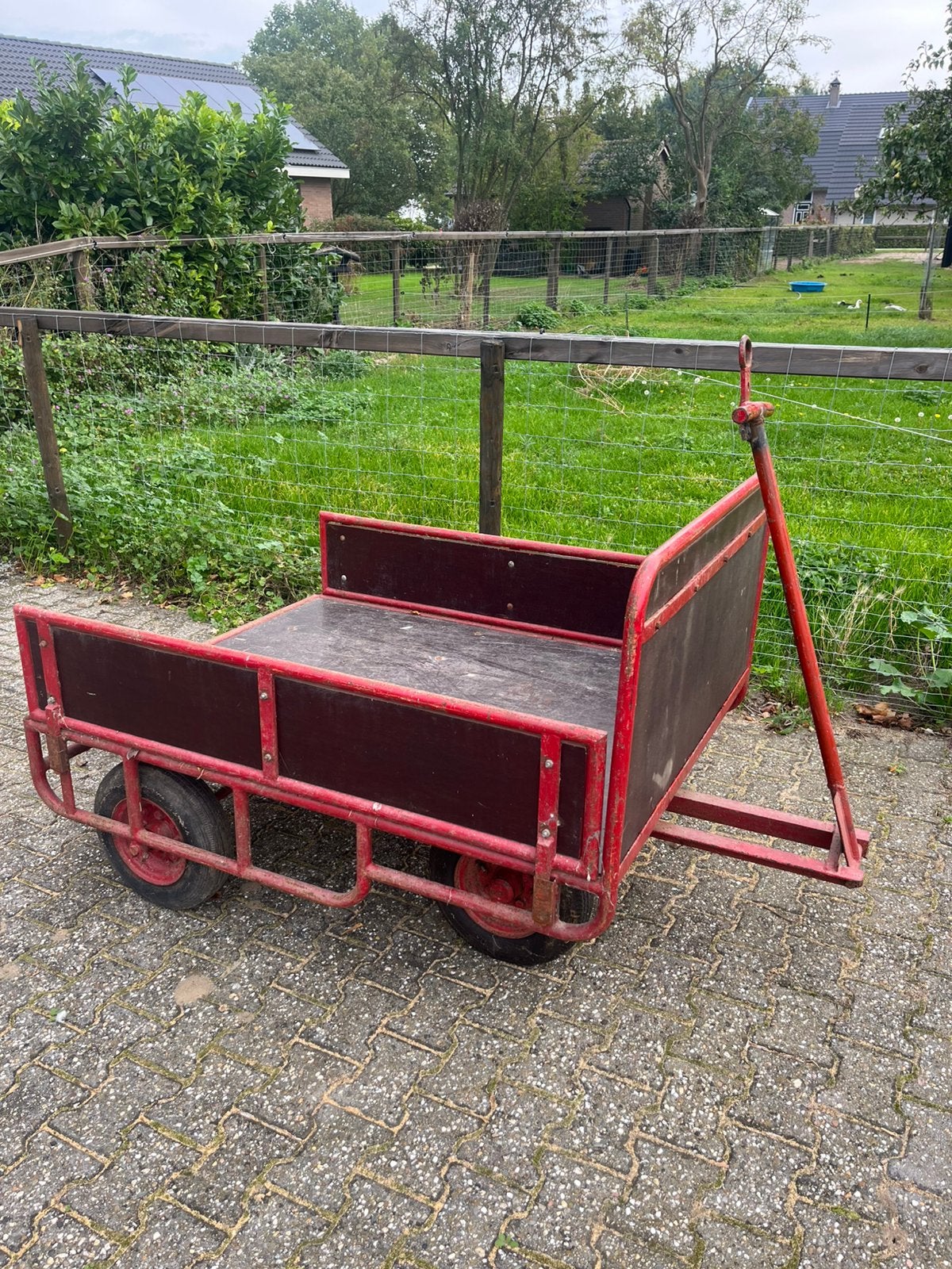 Aanhanger/bolderkar voor trekker of tuintrekker, Caravans en Kamperen, Ophalen of Verzenden